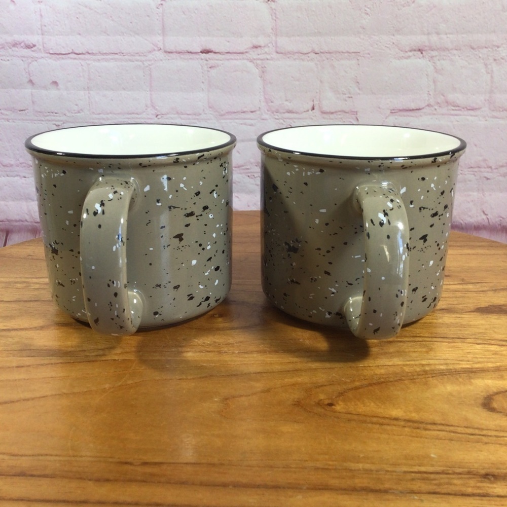 NRA ILA Tan and Black Speckled Ceramic Mugs - Set of 2 - Picture 4 of 6